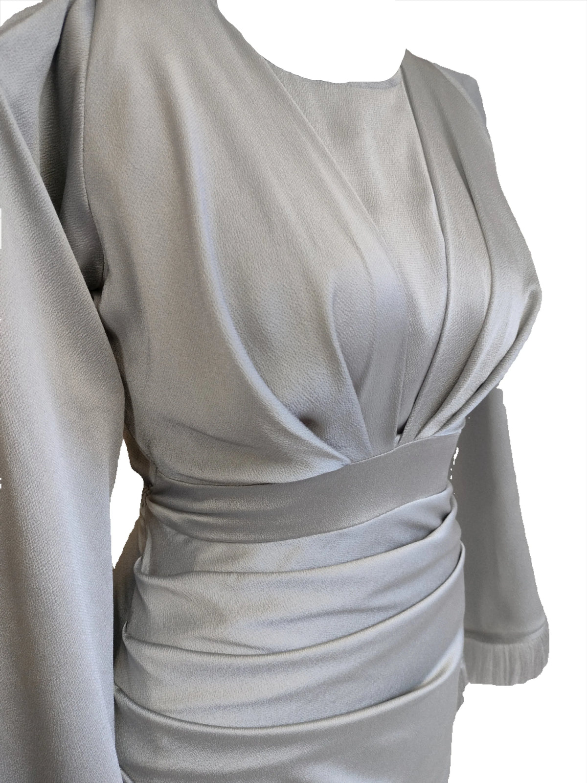 Amaya silver maxi dress