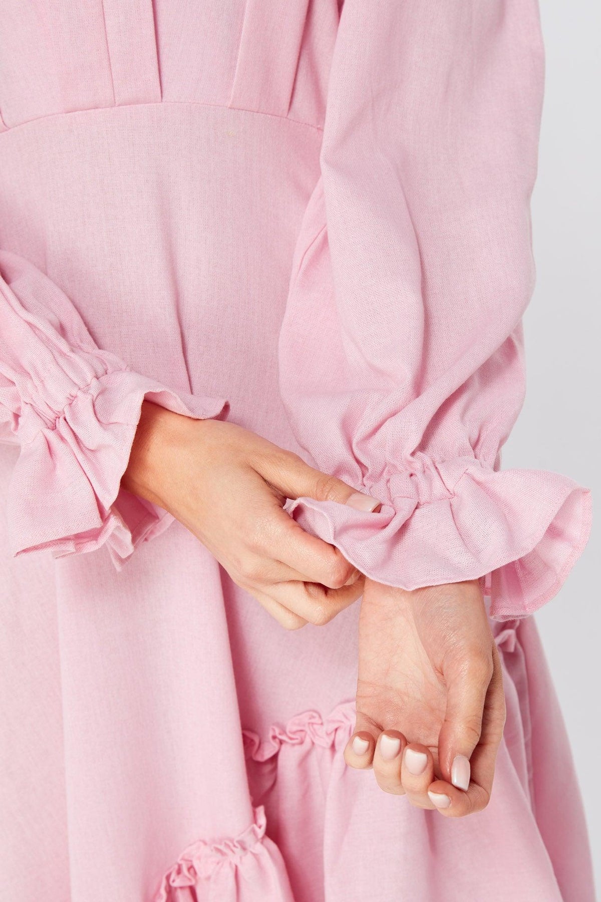 Alira Rosy Pink Midi Dress