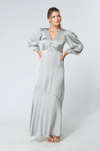 Naomi Silver Maxi Dress