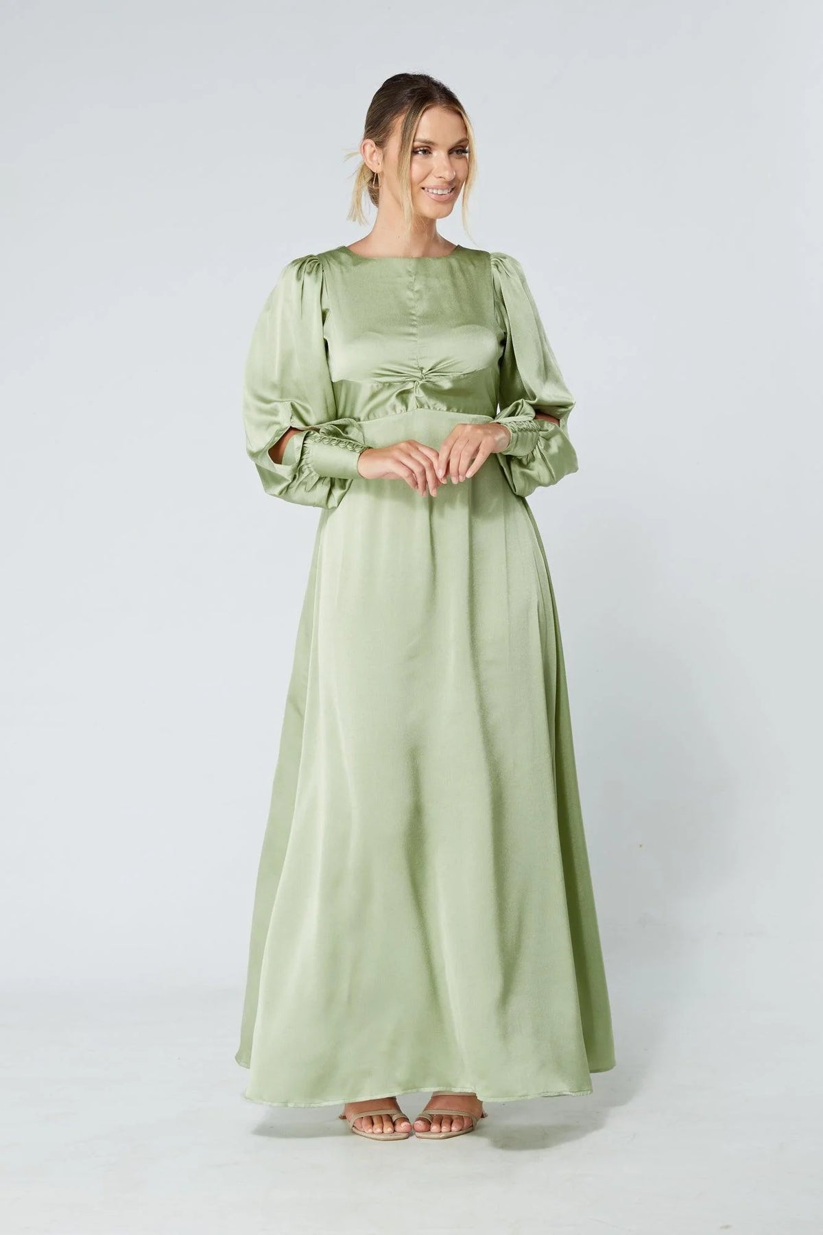 Olivia Knotted Front Maxi Dress