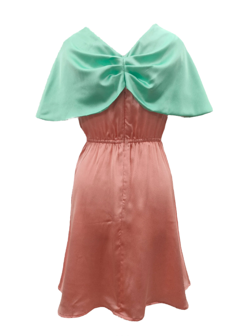 Indie Blush And Aqua Mini Dress