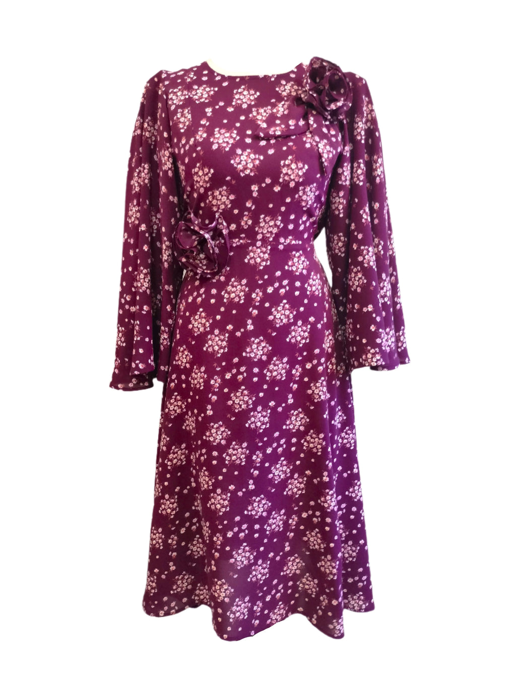 Freya brown printed midi dress