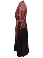 Rihanna Satin Midi Dress