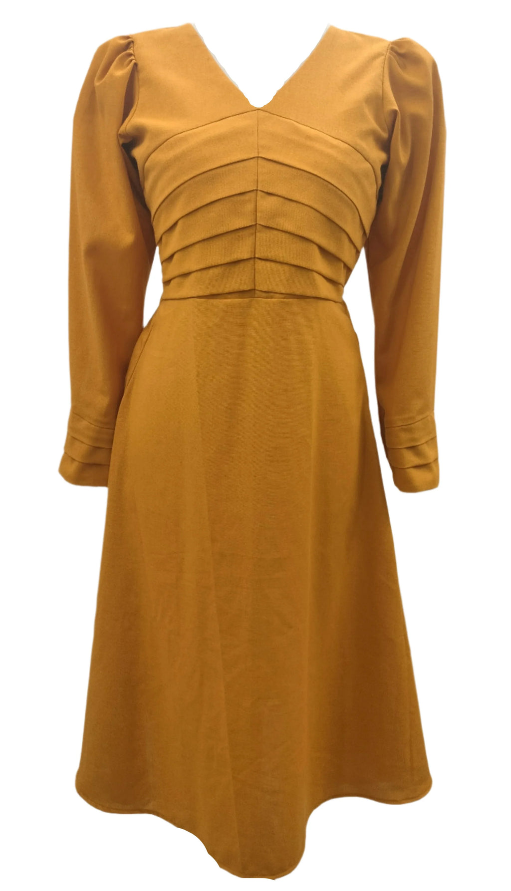 Phyllis yellow midi dress