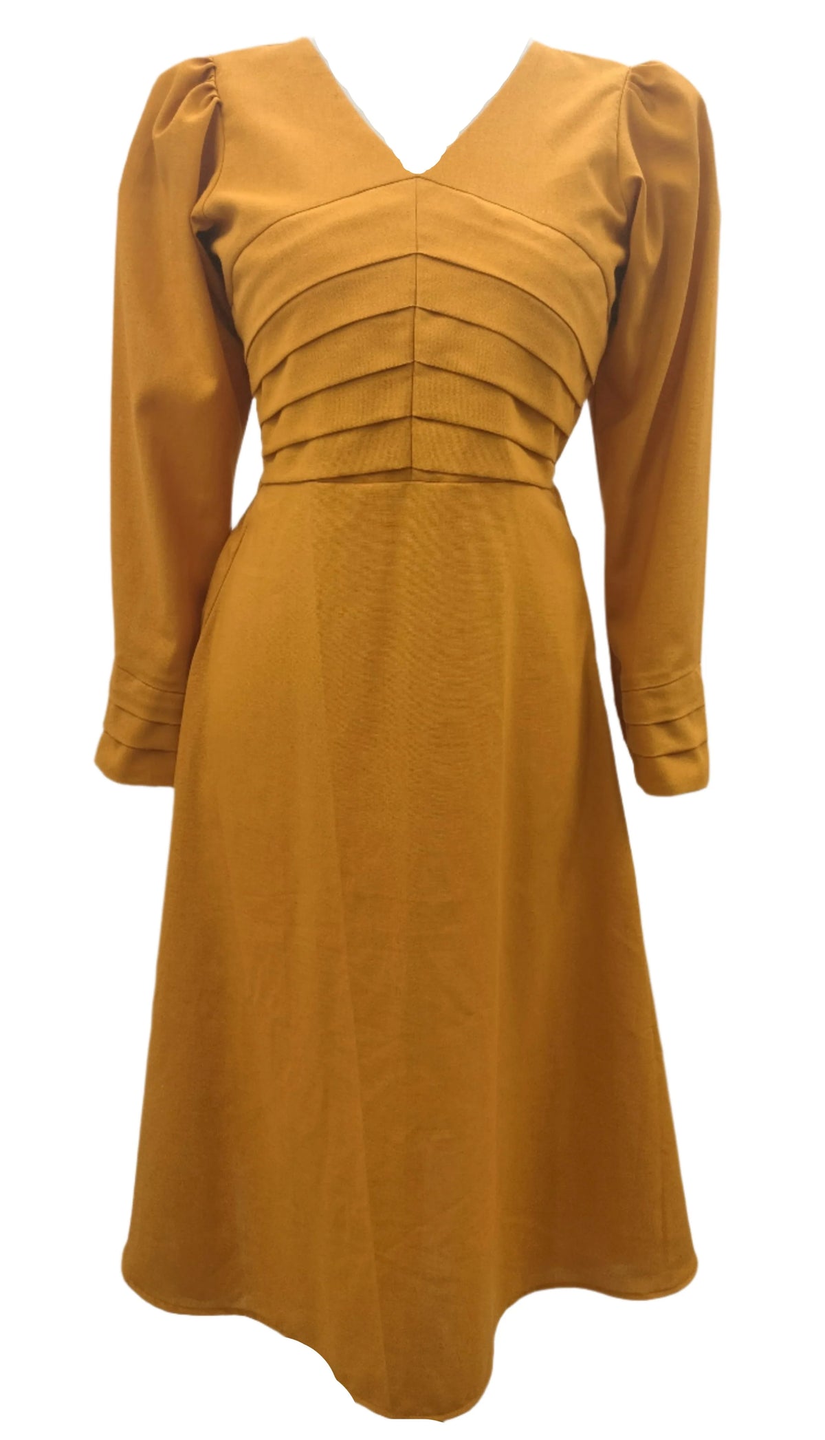 Phyllis yellow midi dress
