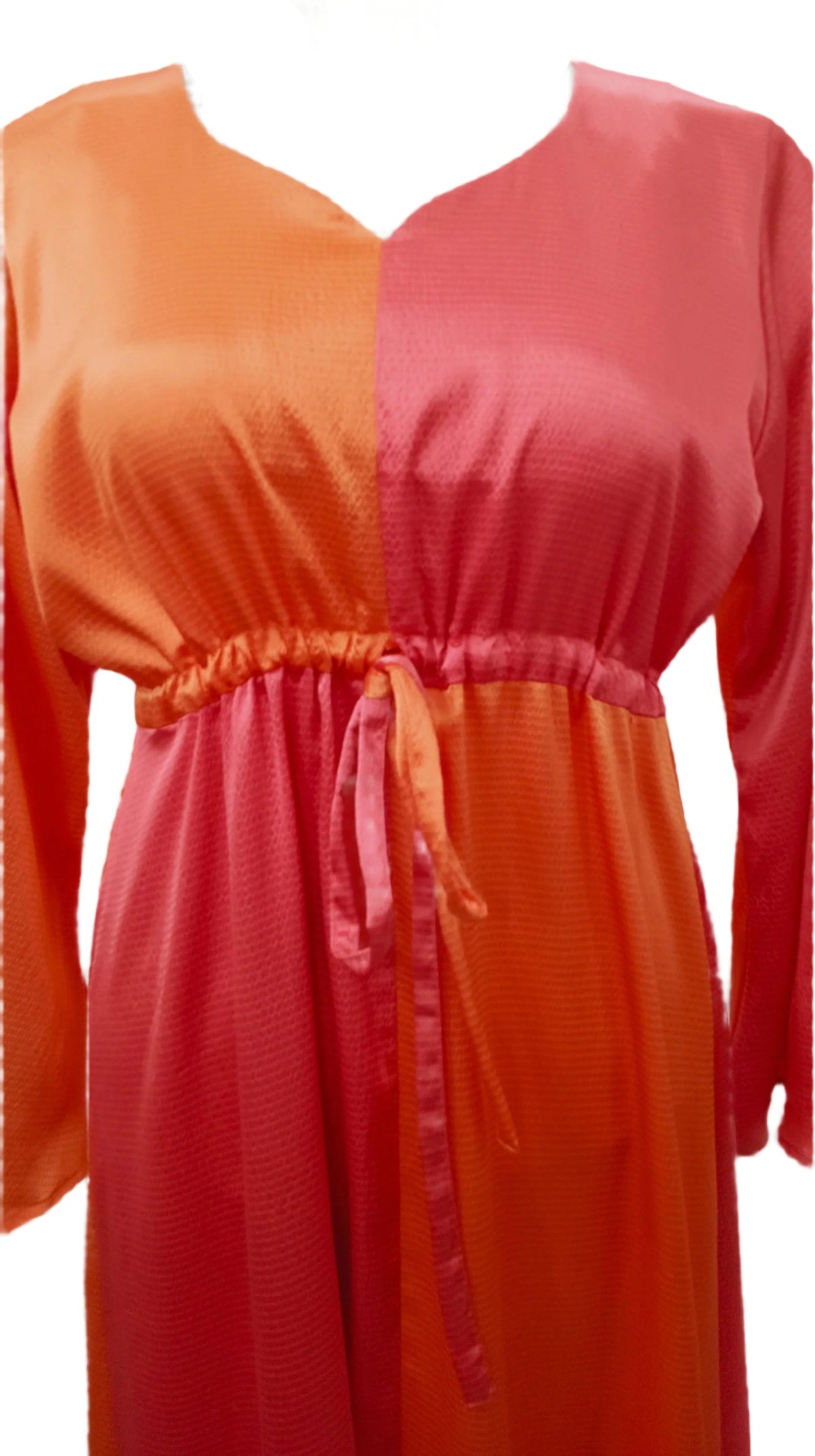 Renee Pink Orange Midaxi Dress