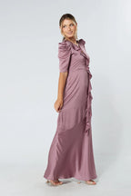 Daisy Lilac Crepe Maxi Dress