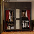 ALNA Mid-Century Rattan Wardrobe
