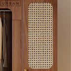 ALNA Mid-Century Rattan Wardrobe