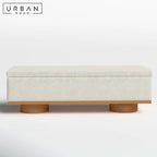 CONIN Modern Boucle Storage Bench