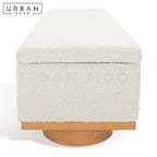 CONIN Modern Boucle Storage Bench