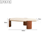 EVENSEN Wabi Sabi Travertine Coffee Table