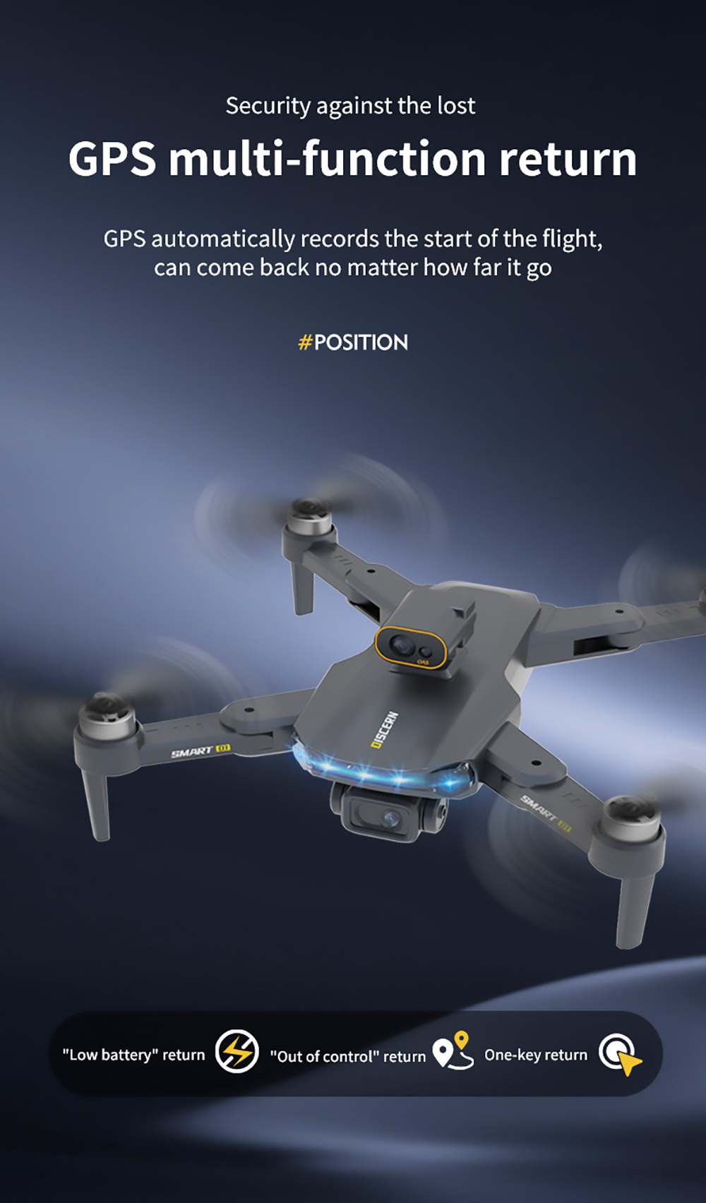 JJRC X21 GPS 4K Intelligent Obstacle Avoidance RC Drone