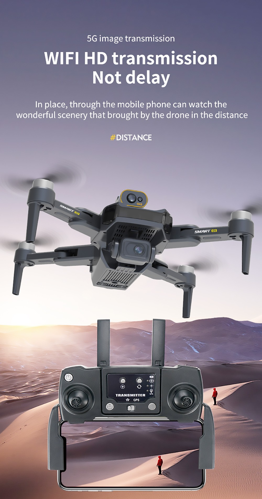 JJRC X21 GPS 4K Intelligent Obstacle Avoidance RC Drone