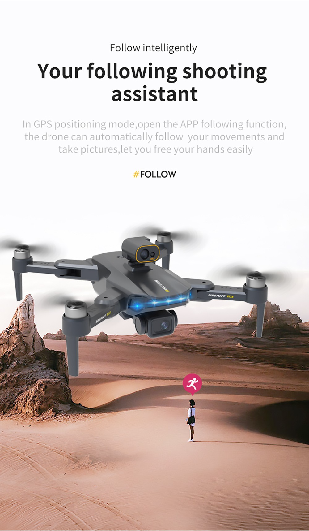 JJRC X21 GPS 4K Intelligent Obstacle Avoidance RC Drone
