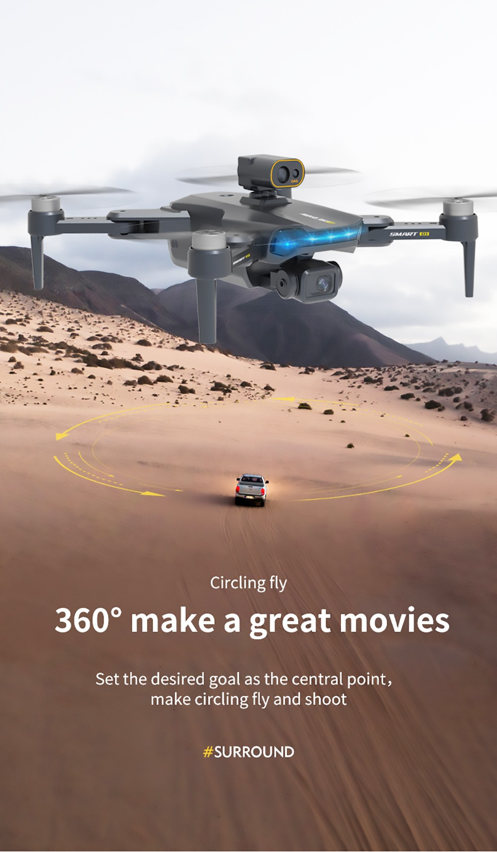 JJRC X21 GPS 4K Intelligent Obstacle Avoidance RC Drone
