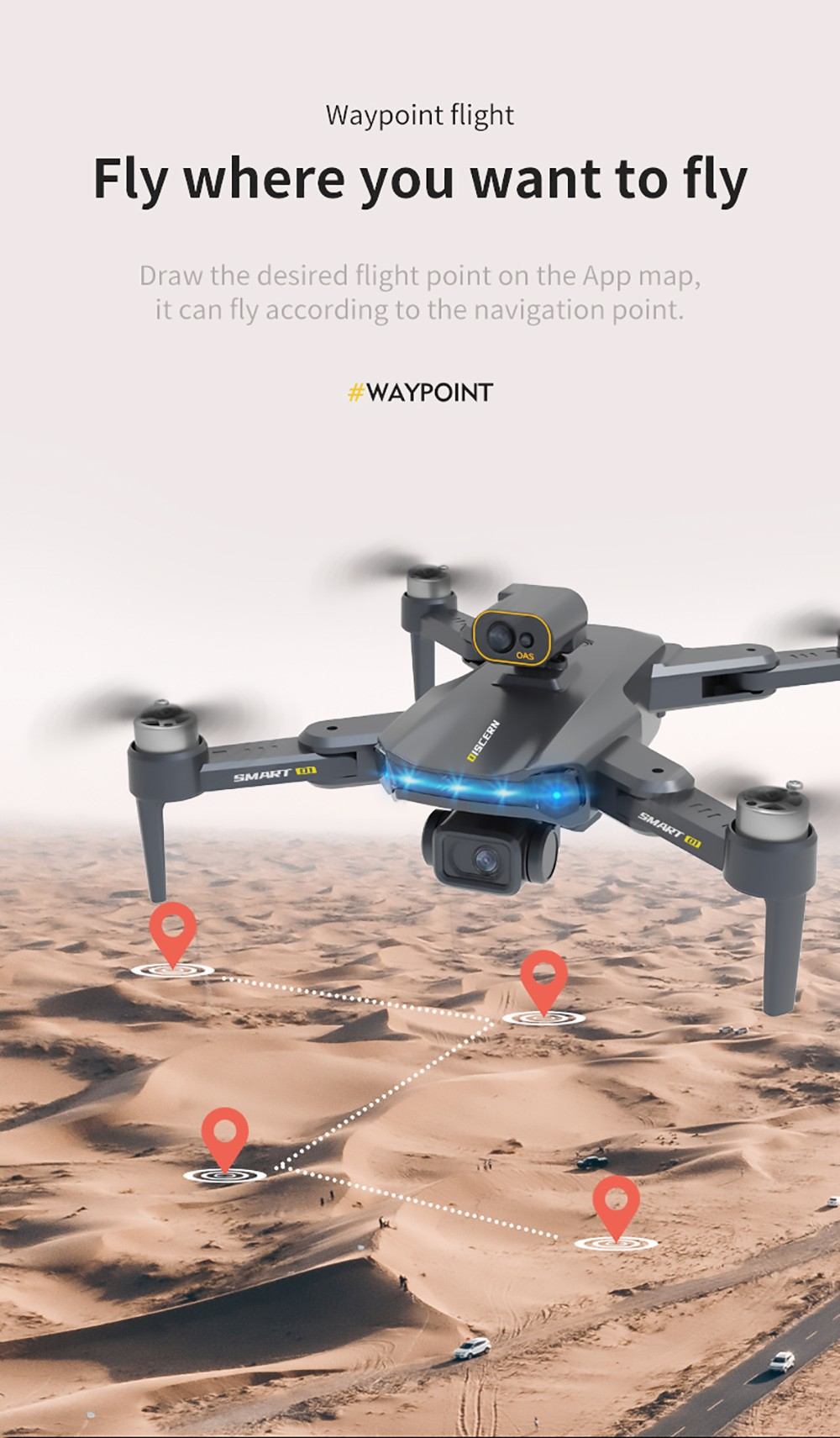 JJRC X21 GPS 4K Intelligent Obstacle Avoidance RC Drone