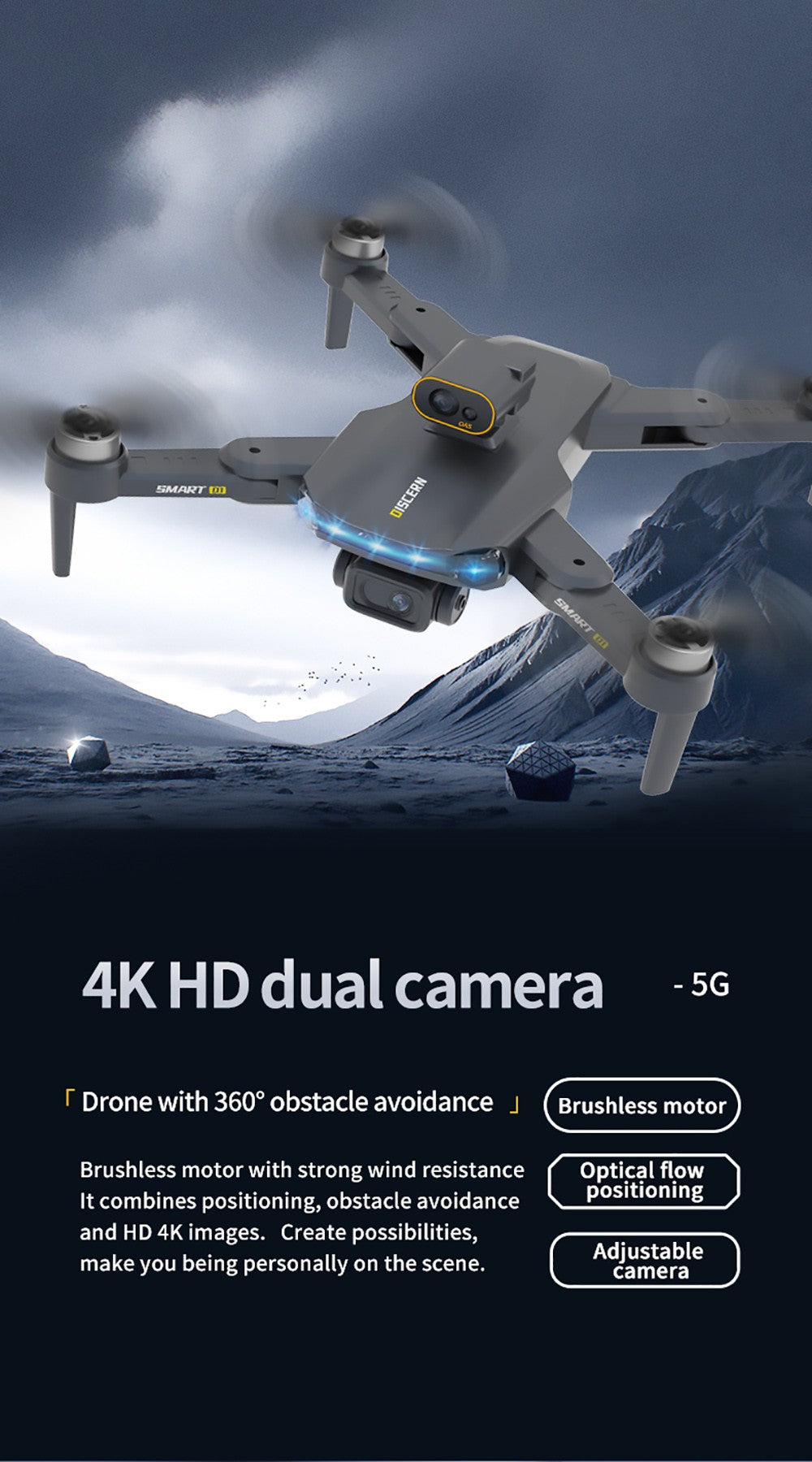 JJRC X21 GPS 4K Intelligent Obstacle Avoidance RC Drone