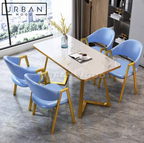 LOIRET Modern Marble Dining Table & Chairs