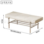 TANGENT Modern Leather Bench