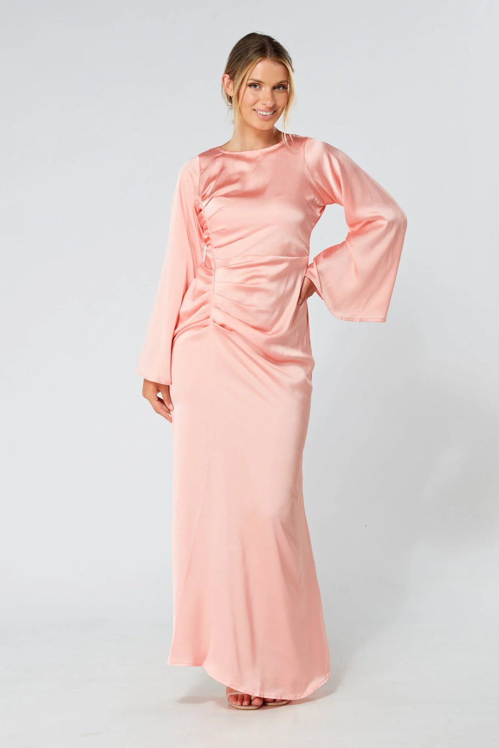 Malika Blush Maxi Dress