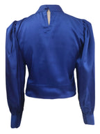 Tracy cobalt blue crop top