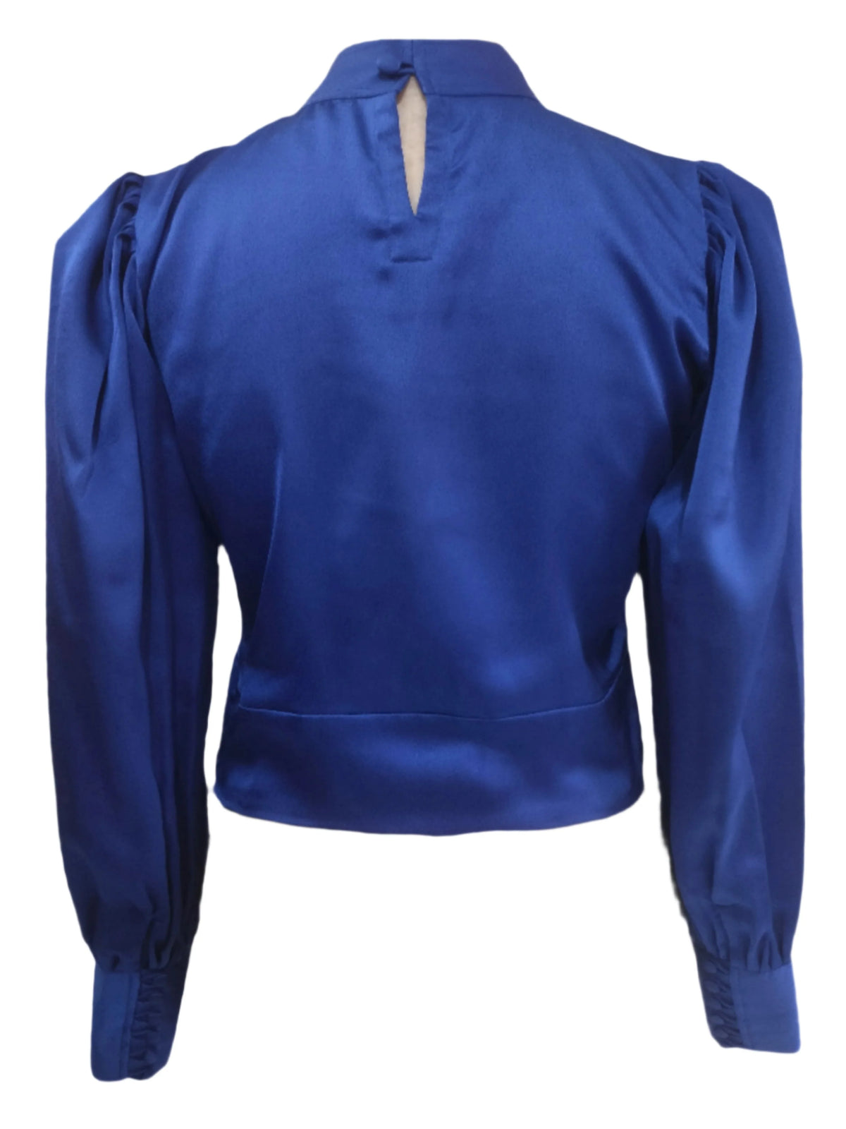 Tracy cobalt blue crop top