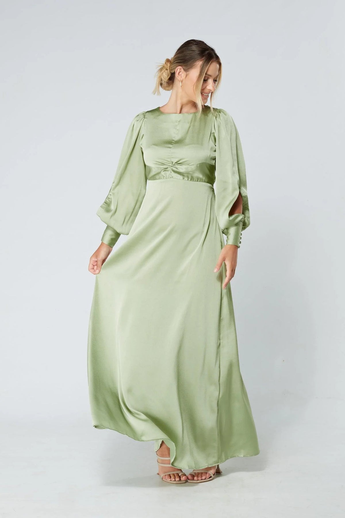 Olivia Knotted Front Maxi Dress