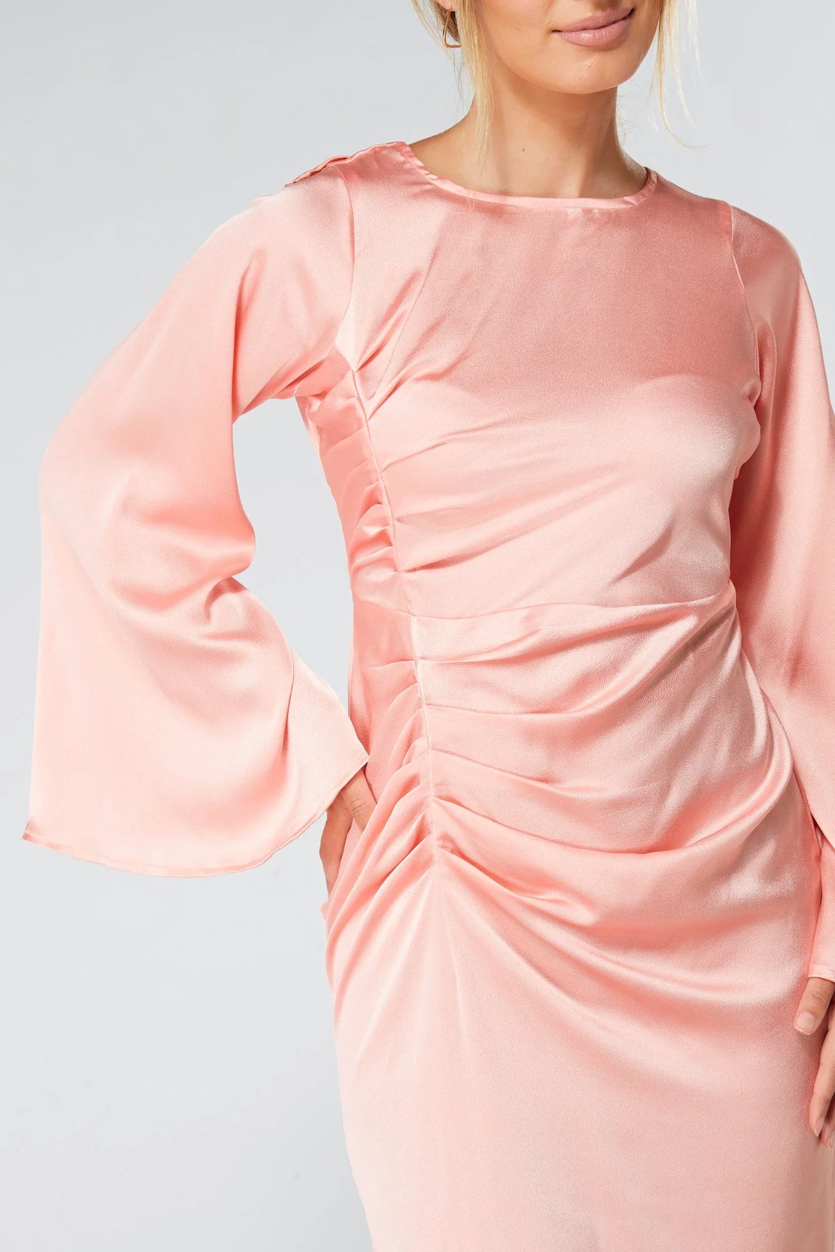 Malika Blush Maxi Dress