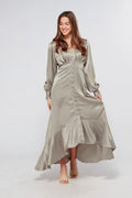 Charlize Grey Maxi Dress