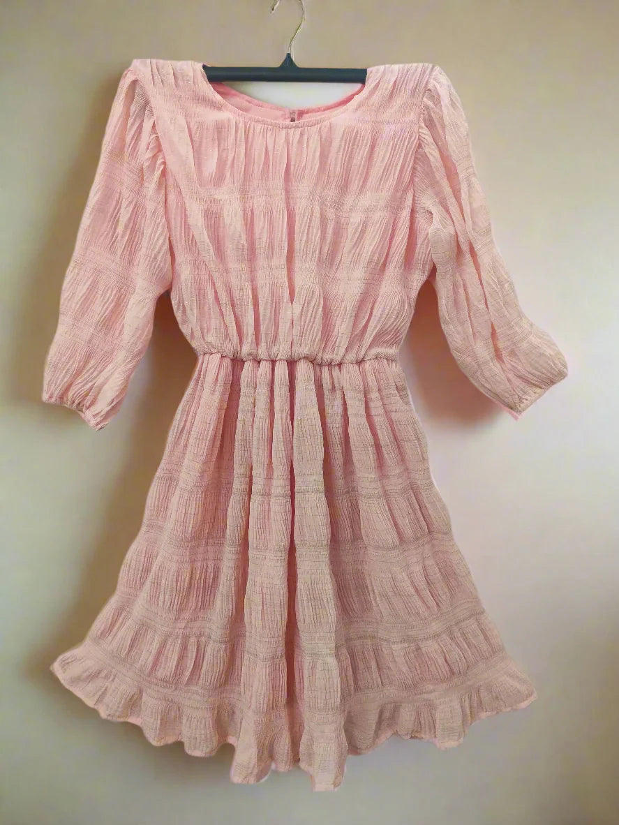 Rosie pink mini dress