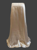 Elisa Cream Satin Maxi Skirt