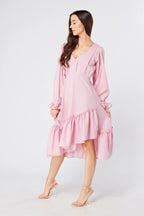 Alira Rosy Pink Midi Dress