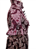 Viola Brown Printed Mini Dress