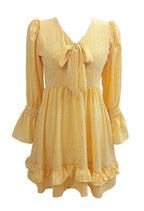 Blossom Yellow Mini Dress
