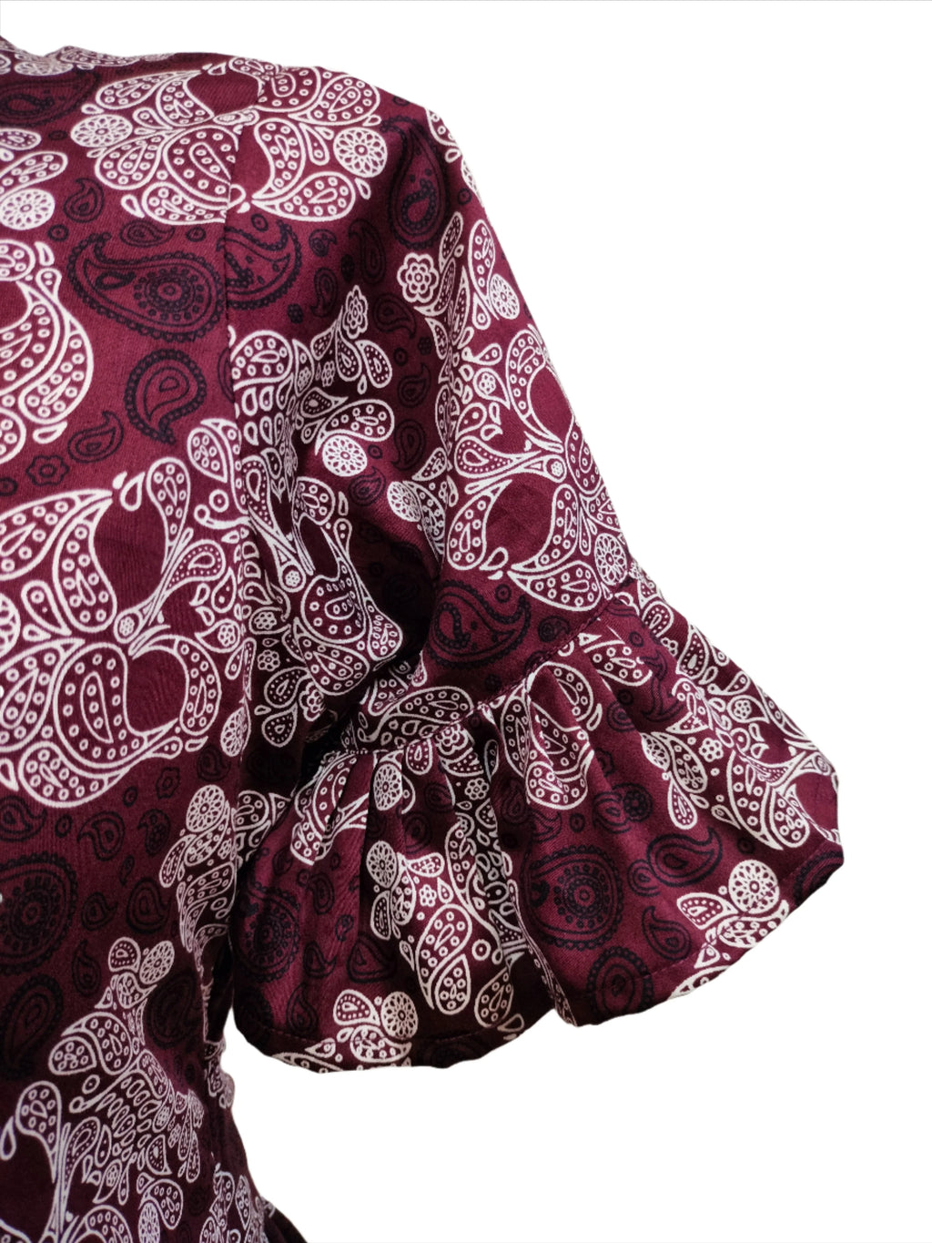Viola Brown Printed Mini Dress