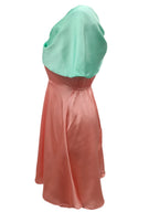 Indie Blush And Aqua Mini Dress