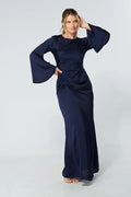 Malika Navy Maxi Dress