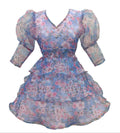 Quinn Floral Purple Mini Dress