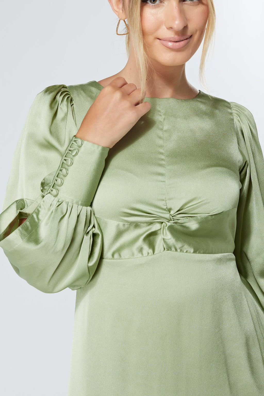 Olivia Knotted Front Maxi Dress