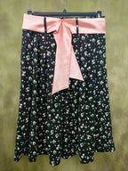 Imara Black Printed Skirt