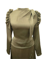 Orny Pale Olive Maxi Dress