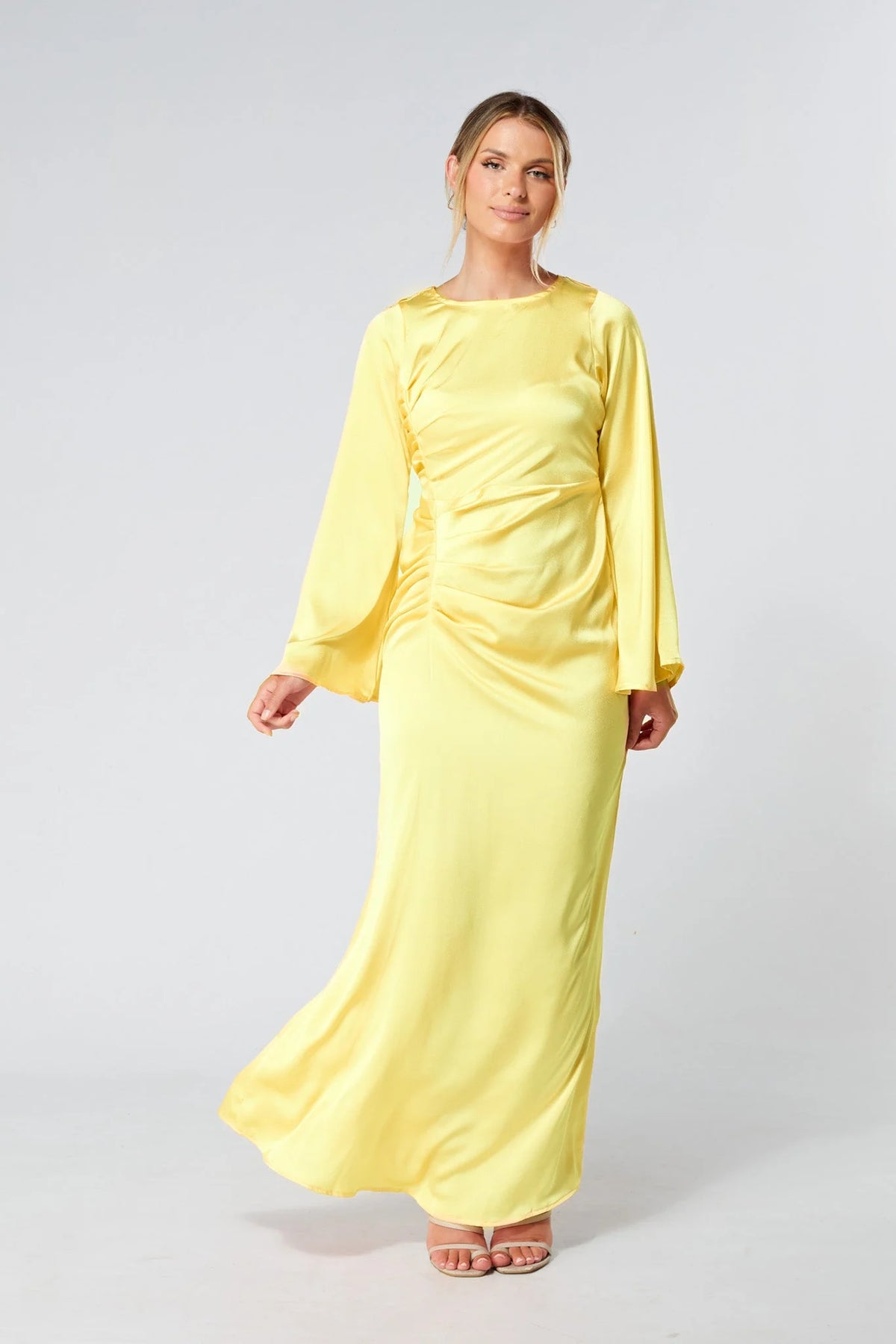 Malika Yellow Maxi Dress