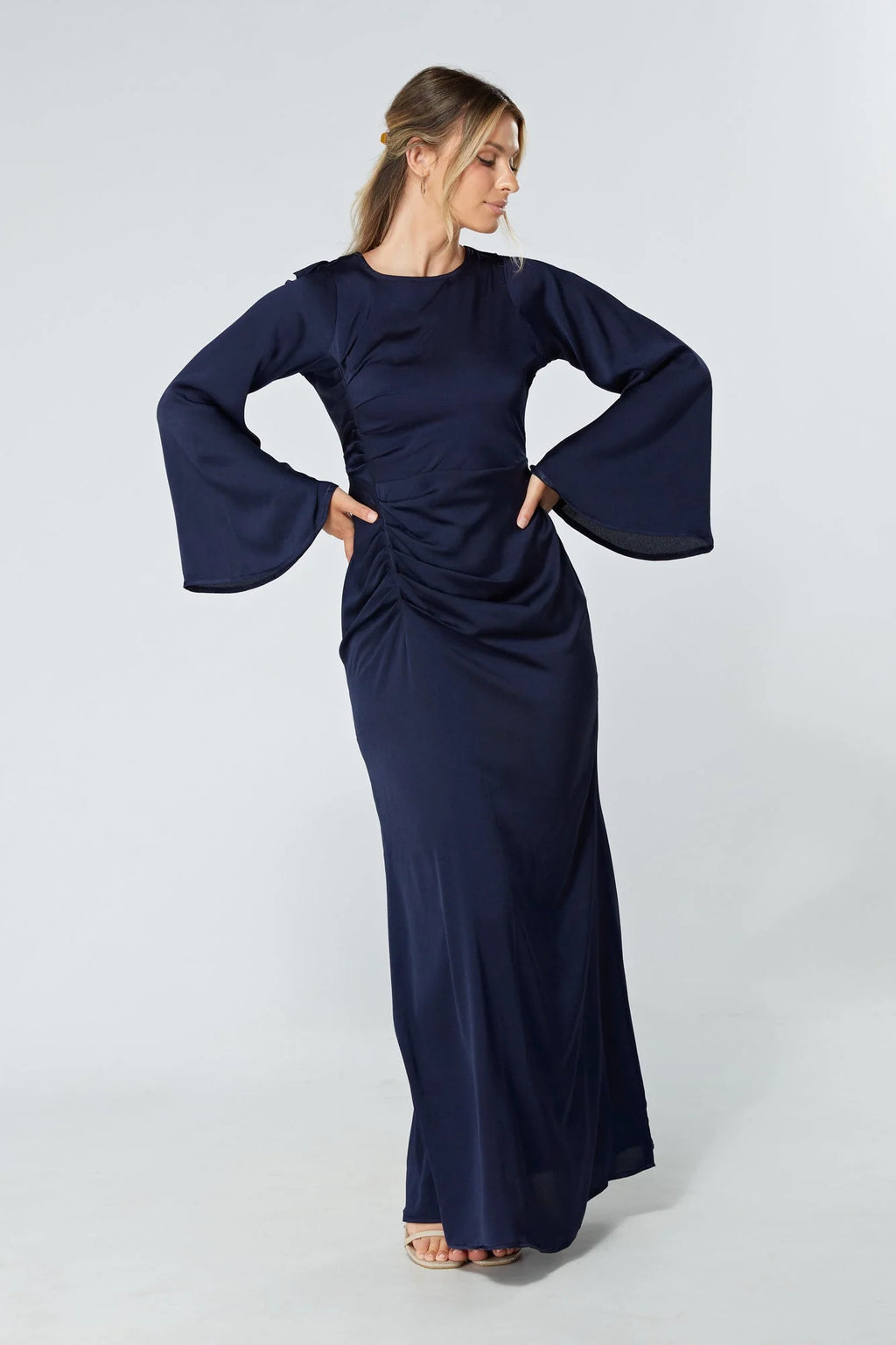 Malika Navy Maxi Dress