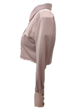June Pink Crop Shirt