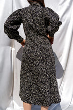 Grace Midi Dress with Wide Sleeves