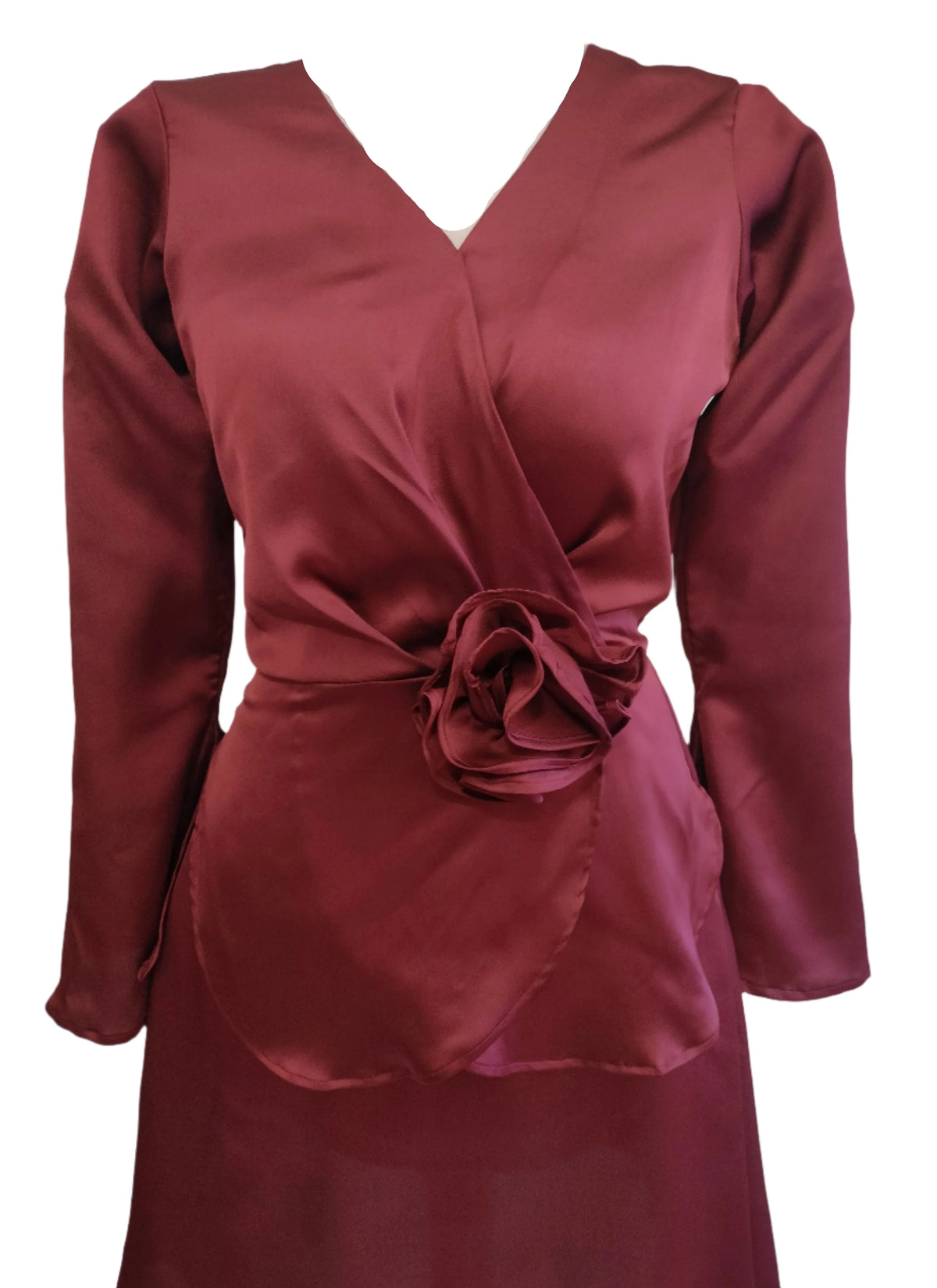 Hazel dark red top