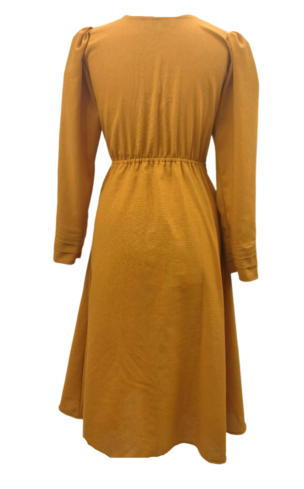 Phyllis yellow midi dress