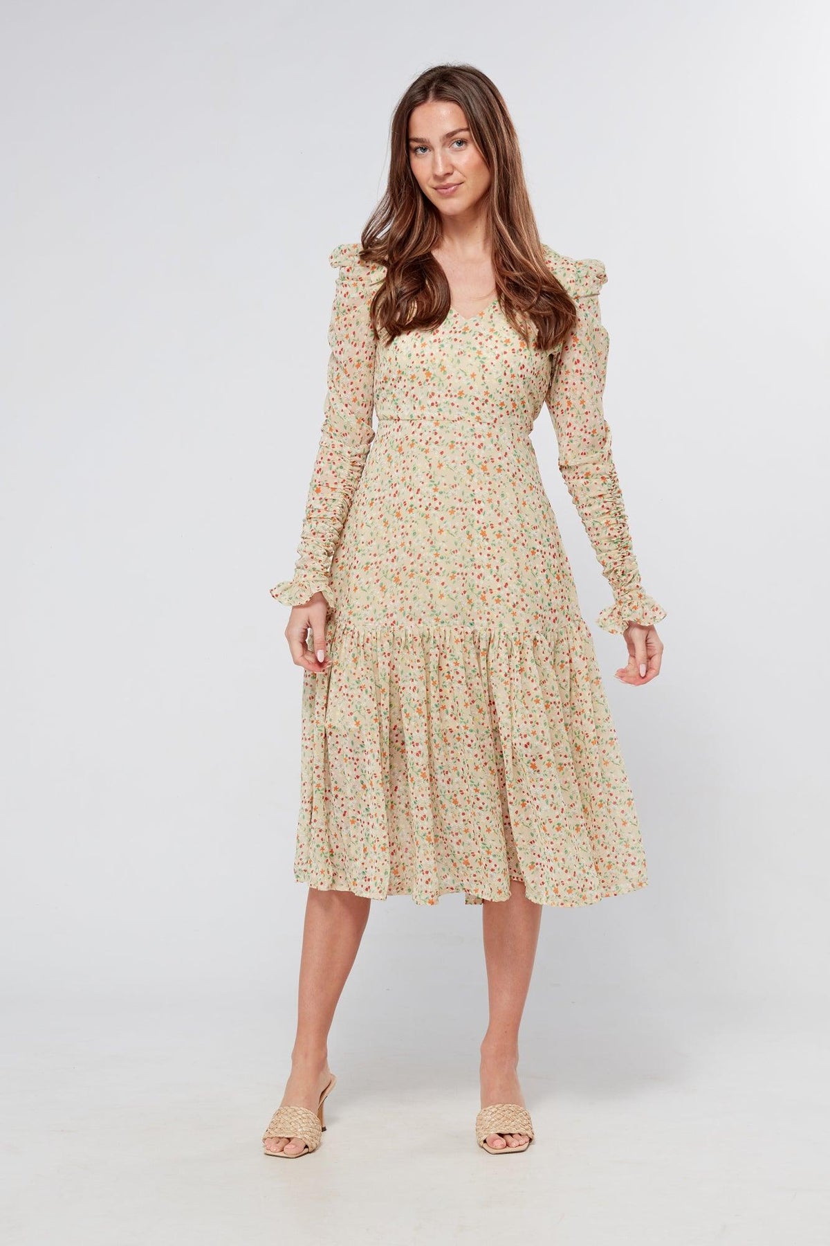 Asteria floral Midi Dress