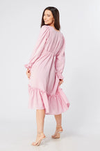 Alira Rosy Pink Midi Dress